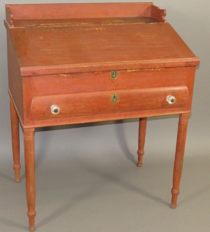 SHOP DESKca. 1840; in an old red