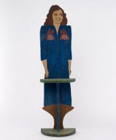 SHOP DISPLAY CUTOUT OF WOMAN,