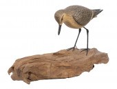 SHOREBIRD CARVING Carved and P