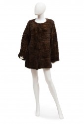 SHORT DANMARK MINK FUR COATSho