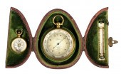 SHORT & MASON GILT METAL CASED