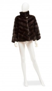 SHORT MINK FUR COATShort Mink