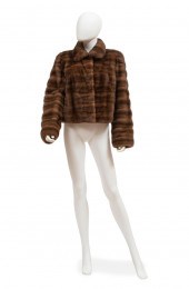 SHORT MINK FUR COATShort Mink