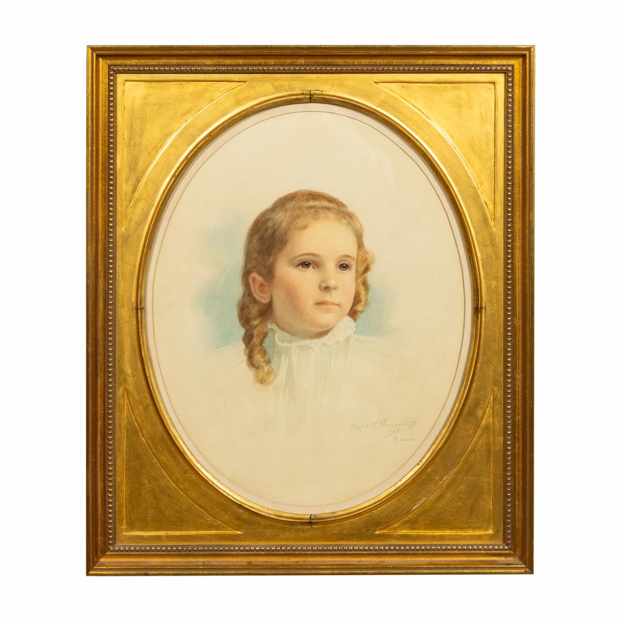 SHOUMATOFF, WATERCOLOR YOUNG NELL