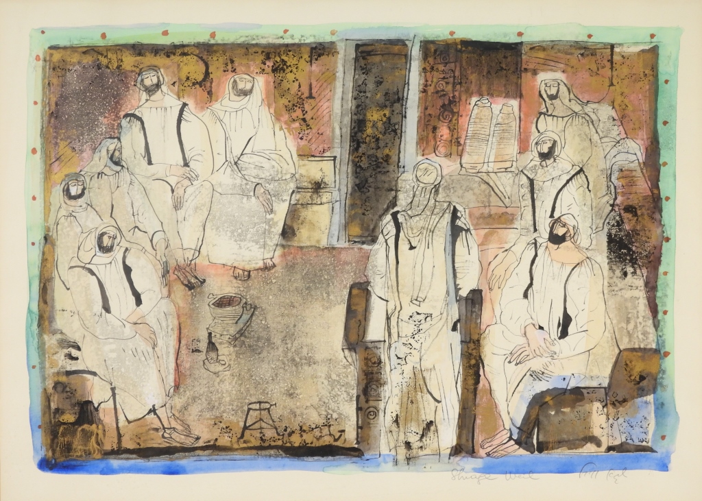 SHRAGA WEIL ABSTRACT FIGURES WC