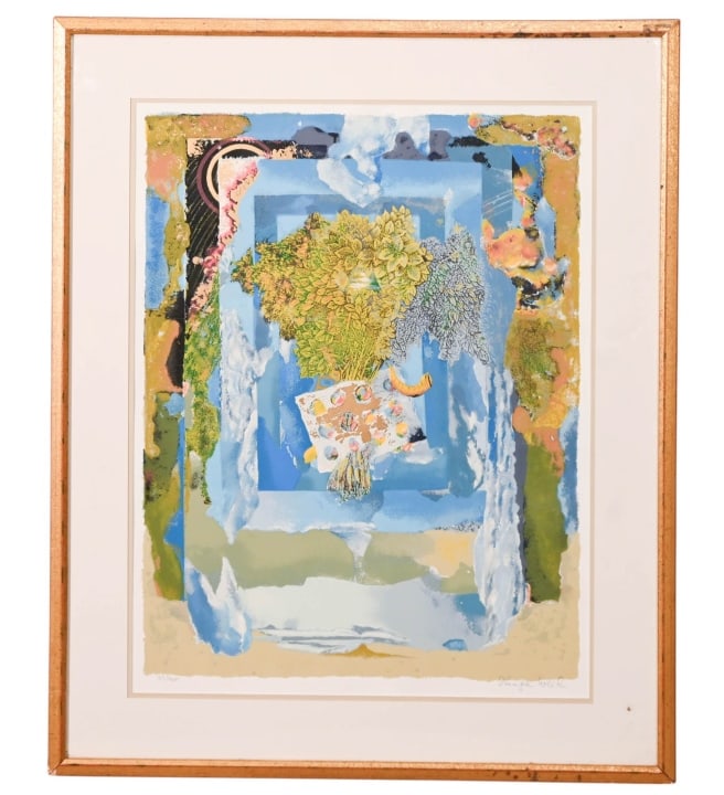 SHRAGA WEIL SIGNED SERIGRAPH TITLED