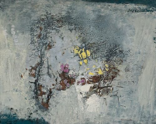 SHU TANAKA OIL ON CANVAS "SUR LE