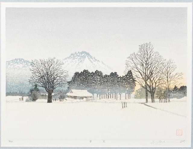 SHUFU MIYAMOTO WOODBLOCK SNOW