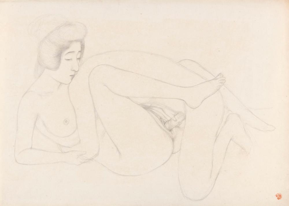 SHUNGA PENCIL SKETCH BY