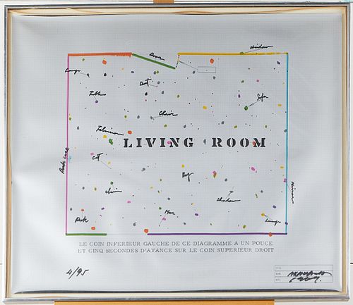 SHUSAKU ARAKAWA "LIVING ROOM"