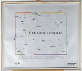 SHUSAKU ARAKAWA "LIVING ROOM"