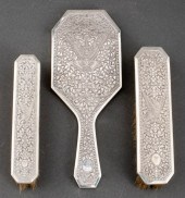 SIAMESE SILVER DRESSING SET, 1