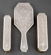 SIAMESE SILVER DRESSING SET, 1