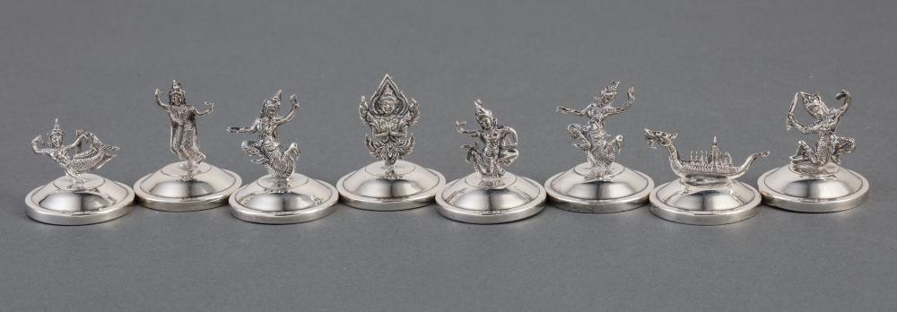 SIAMESE STERLING SILVER FIGURAL
