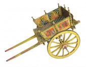 SICILIAN CART, LATE 19TH/ EARL