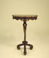 Sicilian rococo style walnut a