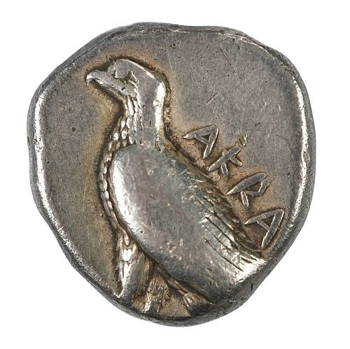 SICILY: ACRAGAS500-470 BC silver