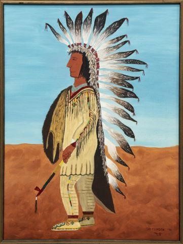 SID ELIASON (1928-2016) INDIAN