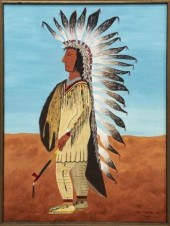 SID ELIASON (1928-2016) INDIAN