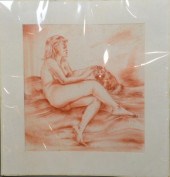 Sid Larson Conte Crayon Drawin