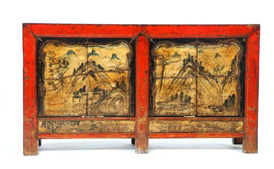 SIDE CABINET.  Mongolia  late