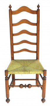 SIDE CHAIR, DELAWARE VALLEY, 1