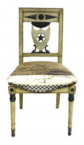 SIDE CHAIR, FRENCH, LATE 18TH