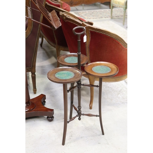 Side table with three circular