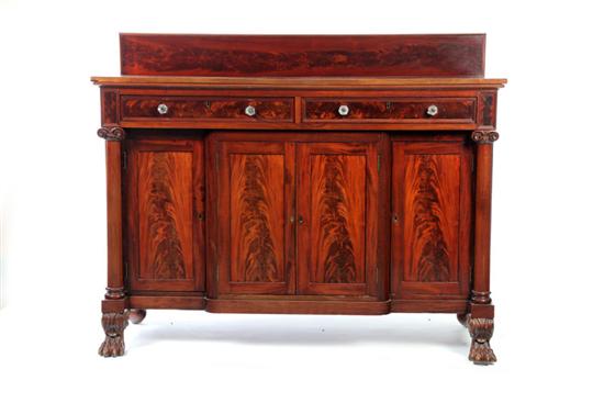 SIDEBOARD. Mahogany and mahogany