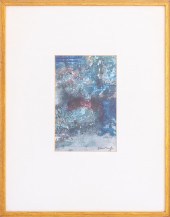 SIDNEE LIVINGSTON 'BLUE ABSTRA