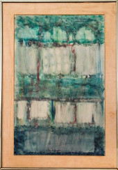SIDNEE LIVINGSTON BLUE ABSTRAC