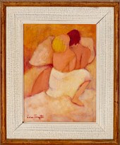 SIDNEE LIVINGSTON "LOVERS" OIL