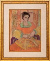 SIDNEE LIVINGSTON SEATED WOMAN