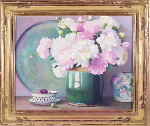 SIDNEY F WILLIS ACRYLIC ON MASONITE