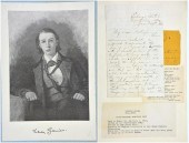 SIDNEY LANIER HANDWRITTEN LETT