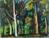 SIDNEY LAUFMAN, OIL ON MOUNTED