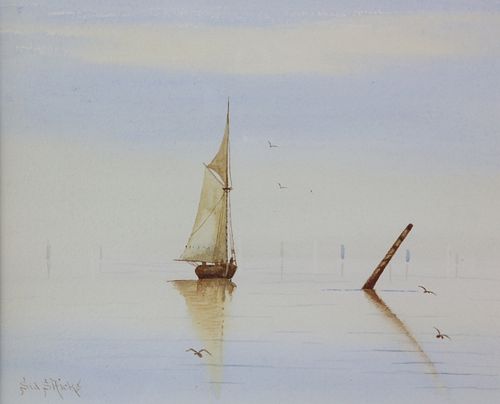 SIDNEY S. HICKS WATERCOLOR