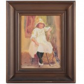 SIEGEL. PORTRAIT OF A SEATED G