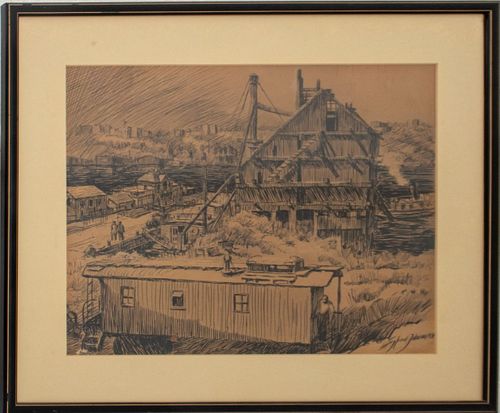 SIGFRIED JOHNSON INK ON PAPER, CA