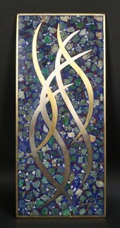 SIGI PINEDA WALL PLAQUE ABSTRA