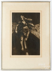 SIGMUND ABELES SIGNED ENGRAVIN