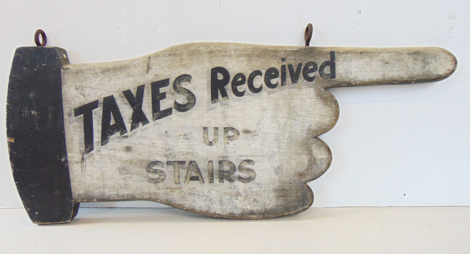 SIGN DOUBLE SIDED, CARVED & PAINTED