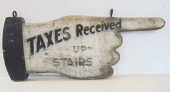 SIGN DOUBLE SIDED, CARVED & PA