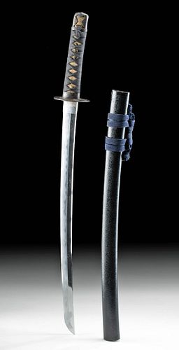 SIGNED 1650S JAPANESE EDO WAKIZASHI