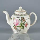 SIGNED 18TH C. STAFFORDSHIRE P