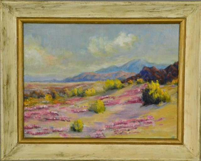 SIGNED 1952 ETHEL PRINGLE CANVAS
