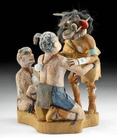 SIGNED 1983 B. HONYOUTI WOOD H
