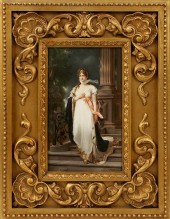 SIGNED 19TH C. HAND PAINTED KP