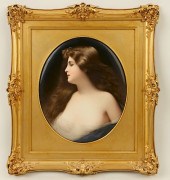 SIGNED 19TH C. HAND PAINTED KP