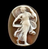 SIGNED 19TH C. ITALIAN AGATE C